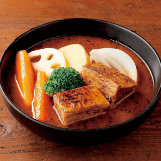 【レンジアップタイプ】豚角煮と彩り野菜のスープカレー